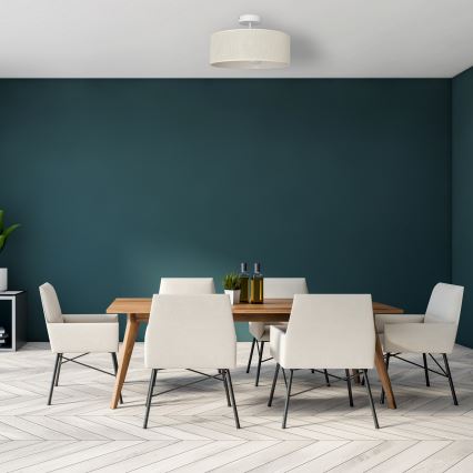Viseći luster ALBA 3xE27/15W/230V krem