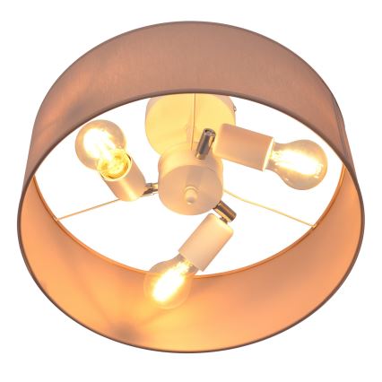 Viseći luster ALBA 3xE27/15W/230V ružičasta