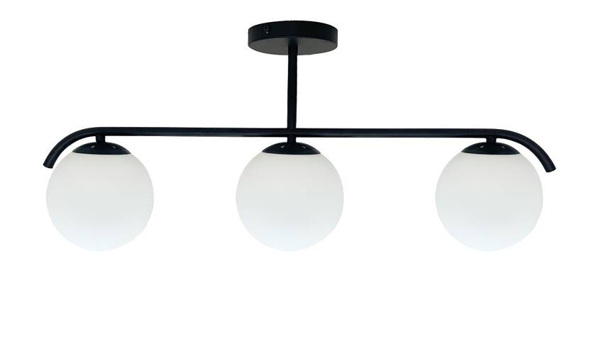 Viseći luster AMADEO 3xE14/40W/230V crna