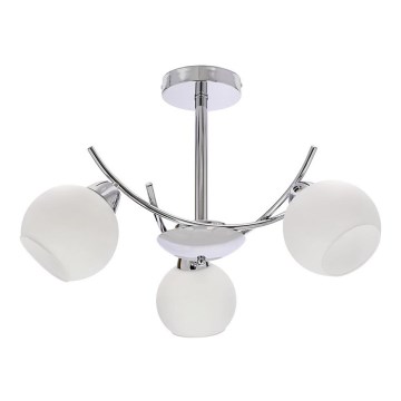Viseći luster AMOS 3xE27/40W/230V sjajni krom