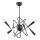 Viseći luster APPER 6xE14/10W/230V crna