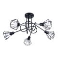 Viseći luster ARTEMIS 5xE14/40W/230V crna
