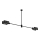 Viseći luster ASTRA 2xE27/60W/230V crna