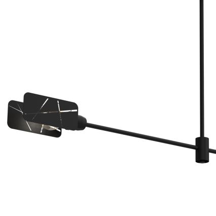 Viseći luster ASTRA 2xE27/60W/230V crna