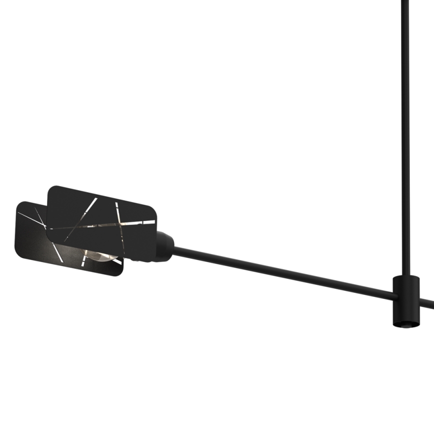 Viseći luster ASTRA 2xE27/60W/230V crna