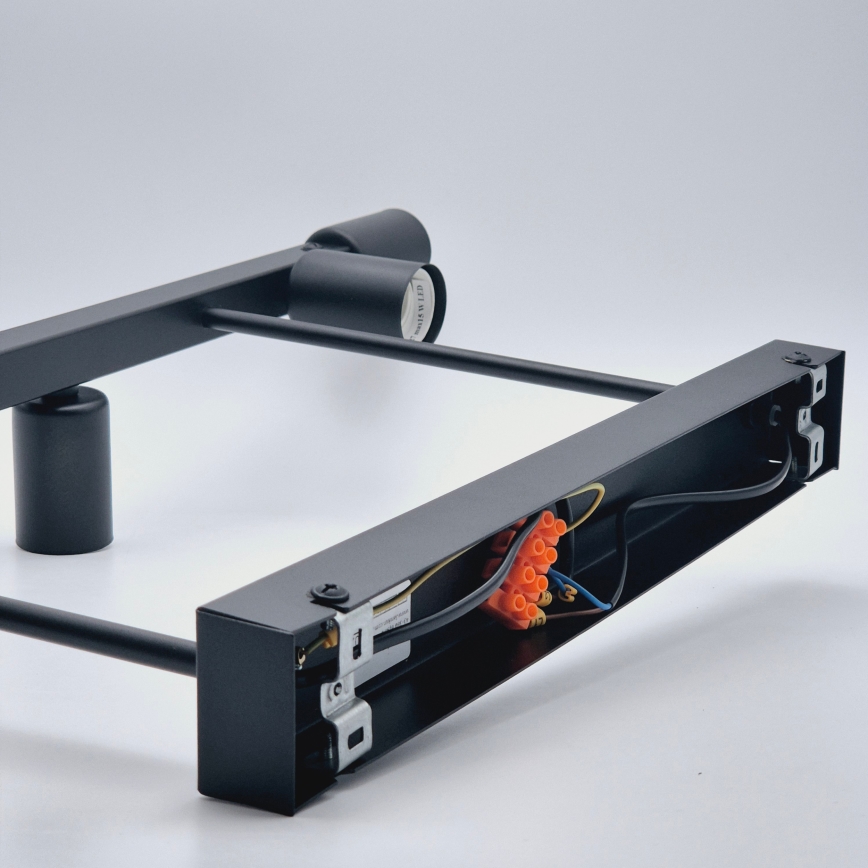 Viseći luster ASTRID 6xE27/60W/230V crna