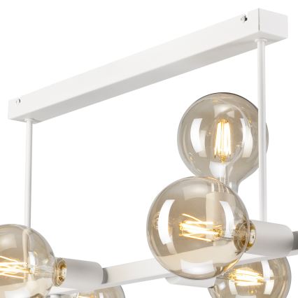 Viseći luster ASTRID 8xE27/60W/230V bijela