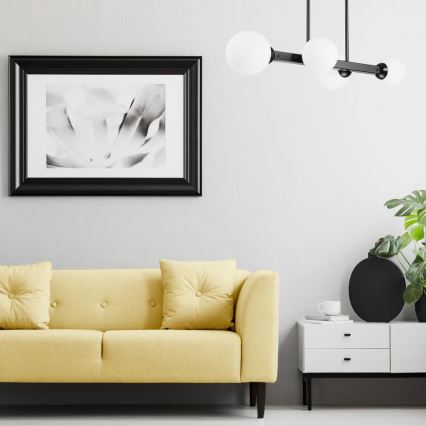 Viseći luster ASTRO 4xG9/5W/230V crna
