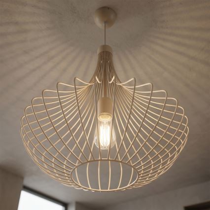 Viseći luster BALERINA 1xE27/15W/230V bež