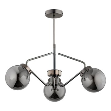 Viseći luster BARSUM 3xE14/10W/230V siva