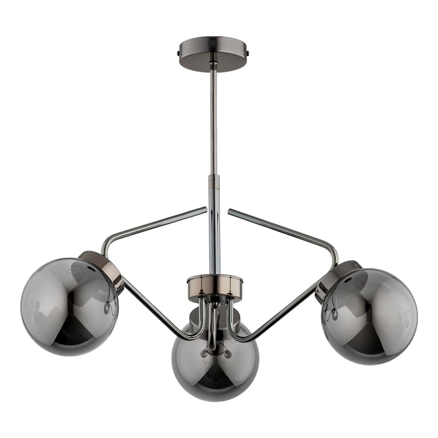 Viseći luster BARSUM 3xE14/10W/230V siva
