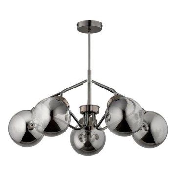 Viseći luster BARSUM 5xE14/10W/230V siva