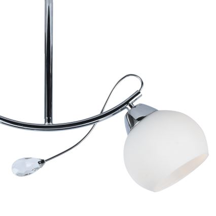 Viseći luster CONNOR 2xE27/15W/230V sjajni krom/bijela