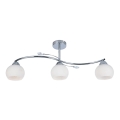Viseći luster CONNOR 3xE27/15W/230V sjajni krom/bijela