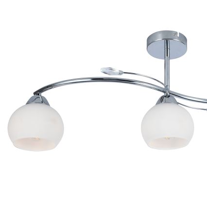 Viseći luster CONNOR 3xE27/15W/230V sjajni krom/bijela