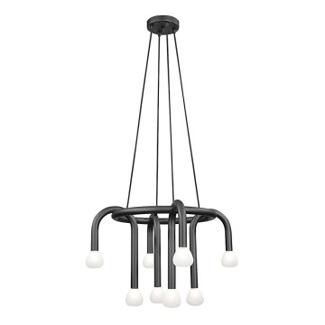 Viseći luster DELORI 8xG9/28W/230V crni