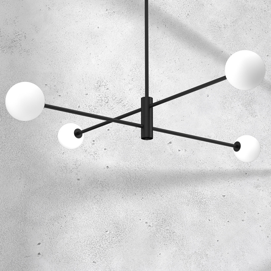 Viseći luster DORI 4xG9/25W/230V crna