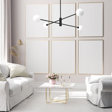 Viseći luster DORI 4xG9/25W/230V crna