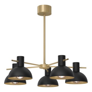 Viseći luster ESTATE MINI 5xE27/15W/230V crna