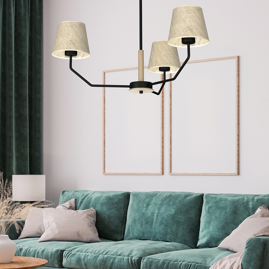 Viseći luster ETNA 3xE27/60W/230V