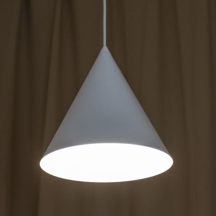 Viseći luster ETNA II na sajli 1x E27/15W/230V, promjer 25 cm, bijela