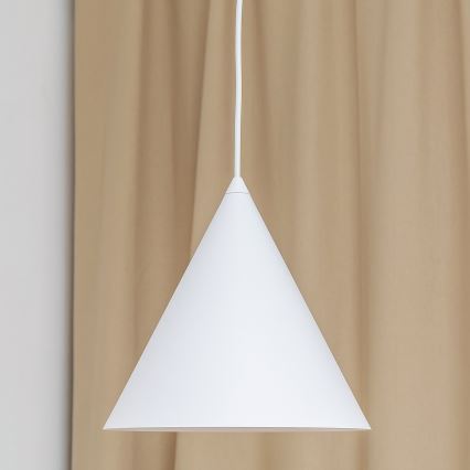 Viseći luster ETNA II na sajli 1x E27/15W/230V, promjer 25 cm, bijela