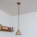 Viseći luster ETNA II na sajli 1xE27/15W/230V, promjer 18,5 cm, bež