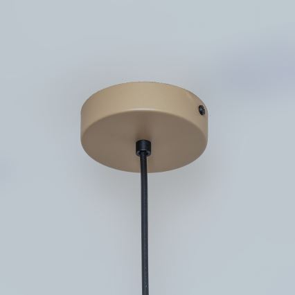 Viseći luster ETNA II na sajli 1xE27/15W/230V, promjer 18,5 cm, bež