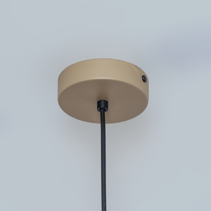 Viseći luster ETNA II na sajli 1xE27/15W/230V, promjer 18,5 cm, bež