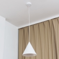 Viseći luster ETNA na sajli 1x E27/15W/230V, promjer 25 cm, bijela