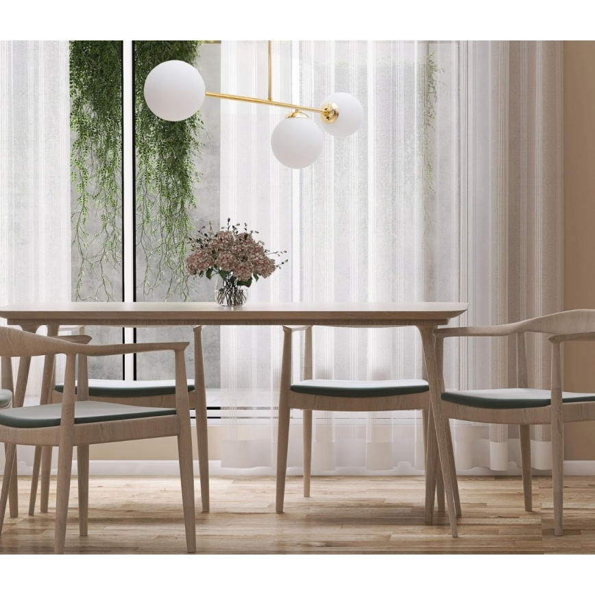 Viseći luster FIRA 3xE27/60W/230V zlatna