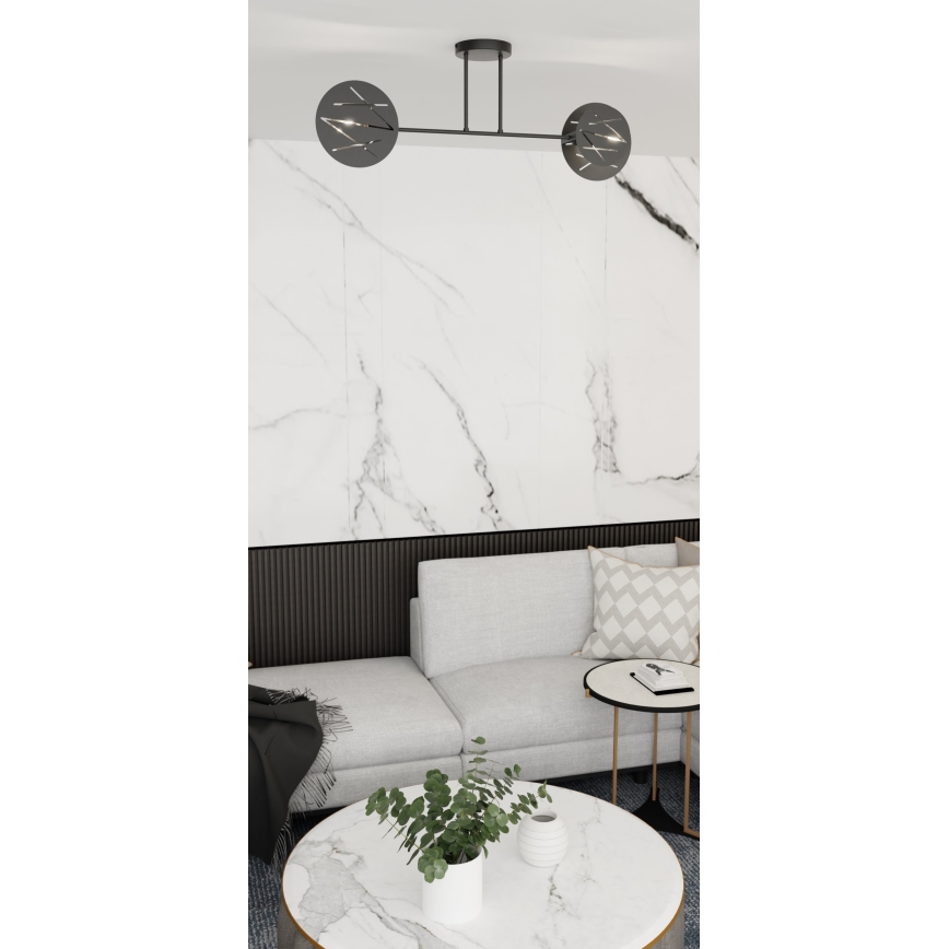 Viseći luster FRICK 2xE27/15W/230V crna