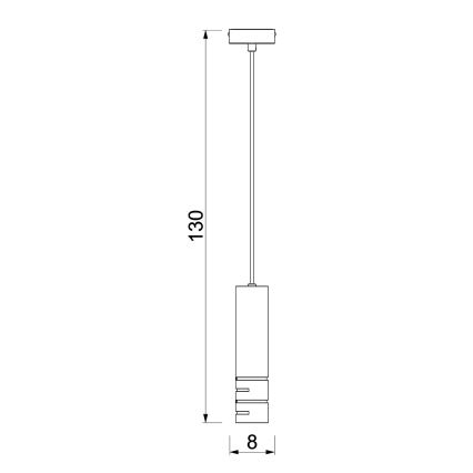 Viseći luster FUNDA 3xE27/15W/230V bež