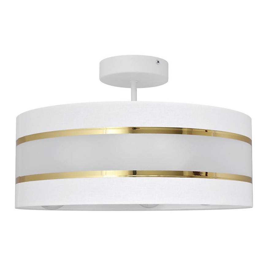 Viseći luster HELEN 3xE27/15W/230V bijela/zlatna