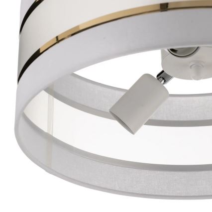 Viseći luster HELEN 3xE27/15W/230V bijela/zlatna