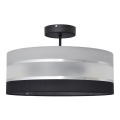 Viseći luster HELEN 3xE27/15W/230V crna/siva/sjajni krom