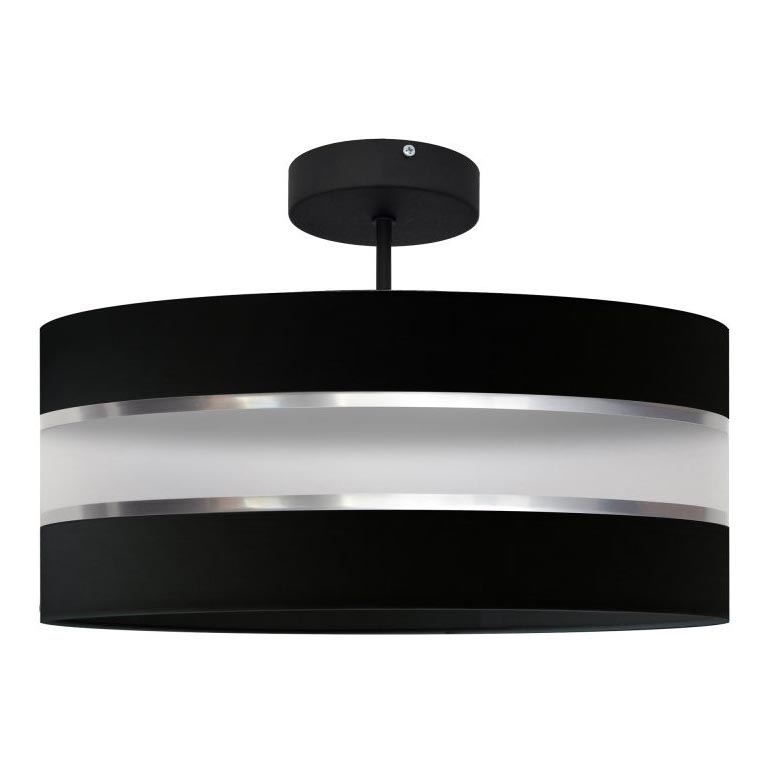 Viseći luster HELEN 3xE27/15W/230V crna/sjajni krom