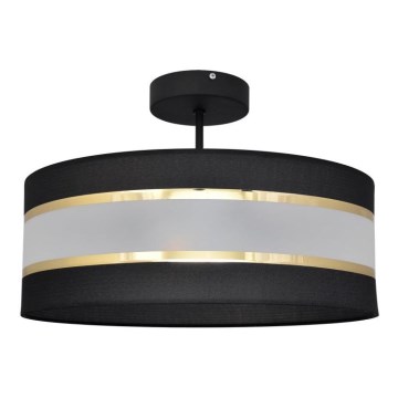 Viseći luster HELEN 3xE27/15W/230V crna/zlatna