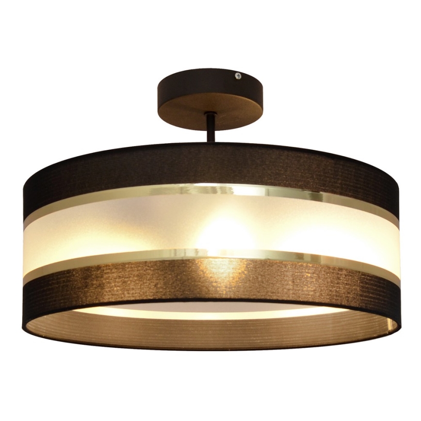 Viseći luster HELEN 3xE27/15W/230V crna/zlatna