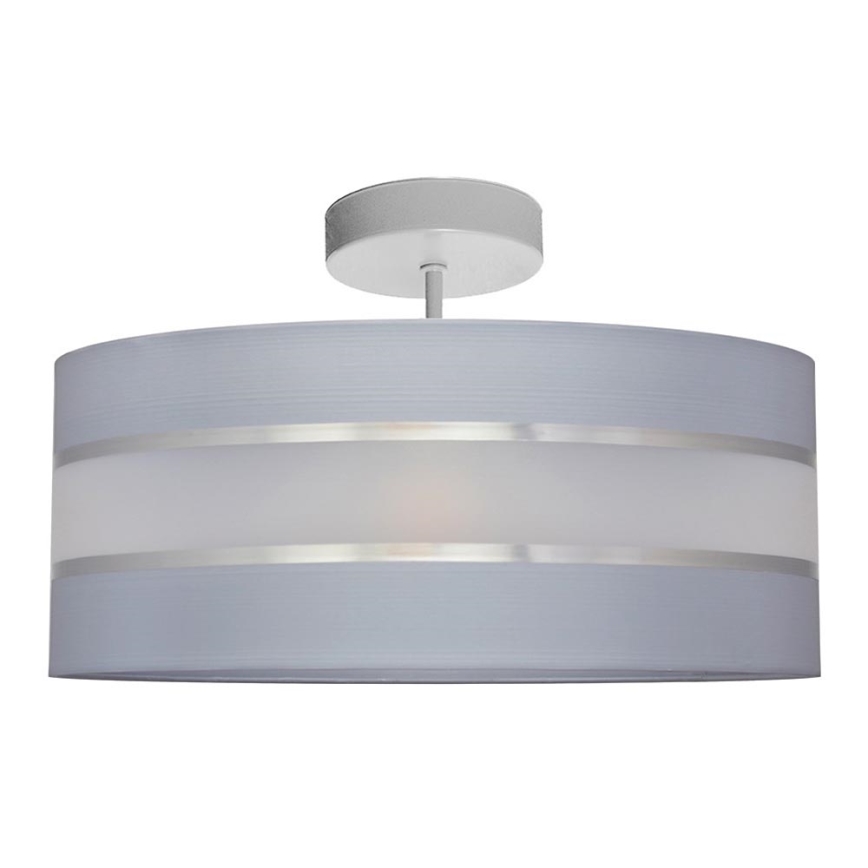 Viseći luster HELEN 3xE27/15W/230V siva/sjajni krom