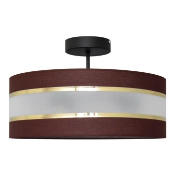 Viseći luster HELEN 3xE27/15W/230V smeđa/crna/zlatna