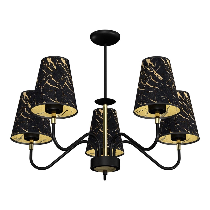 Viseći luster HERMES 5xE27/60W/230V