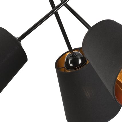Viseći luster IRMA 3xE27/15W/230V crna
