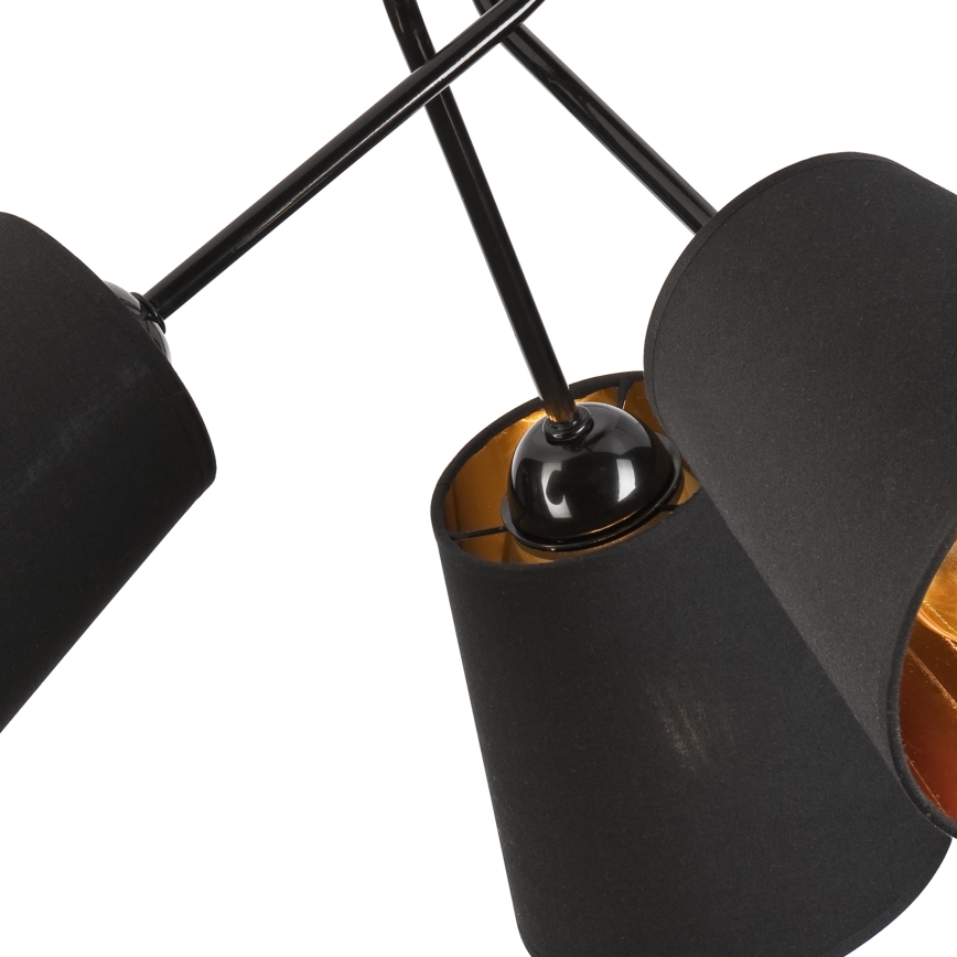 Viseći luster IRMA 3xE27/15W/230V crna