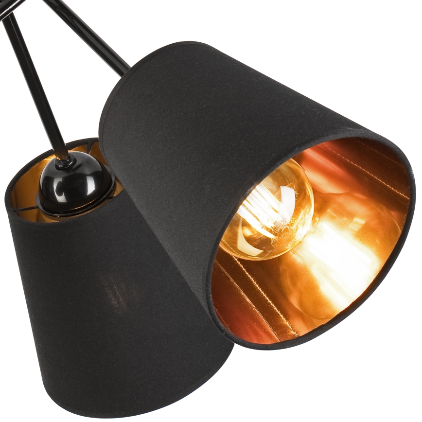Viseći luster IRMA 3xE27/15W/230V crna
