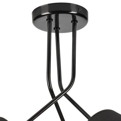 Viseći luster IRMA 3xE27/15W/230V crna