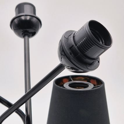 Viseći luster IRMA 3xE27/15W/230V crna