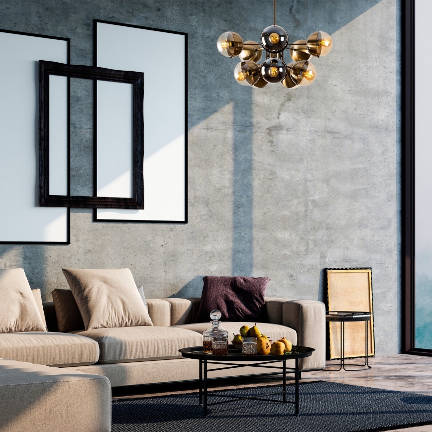 Viseći luster KARSOR 10xE27/40W/230V