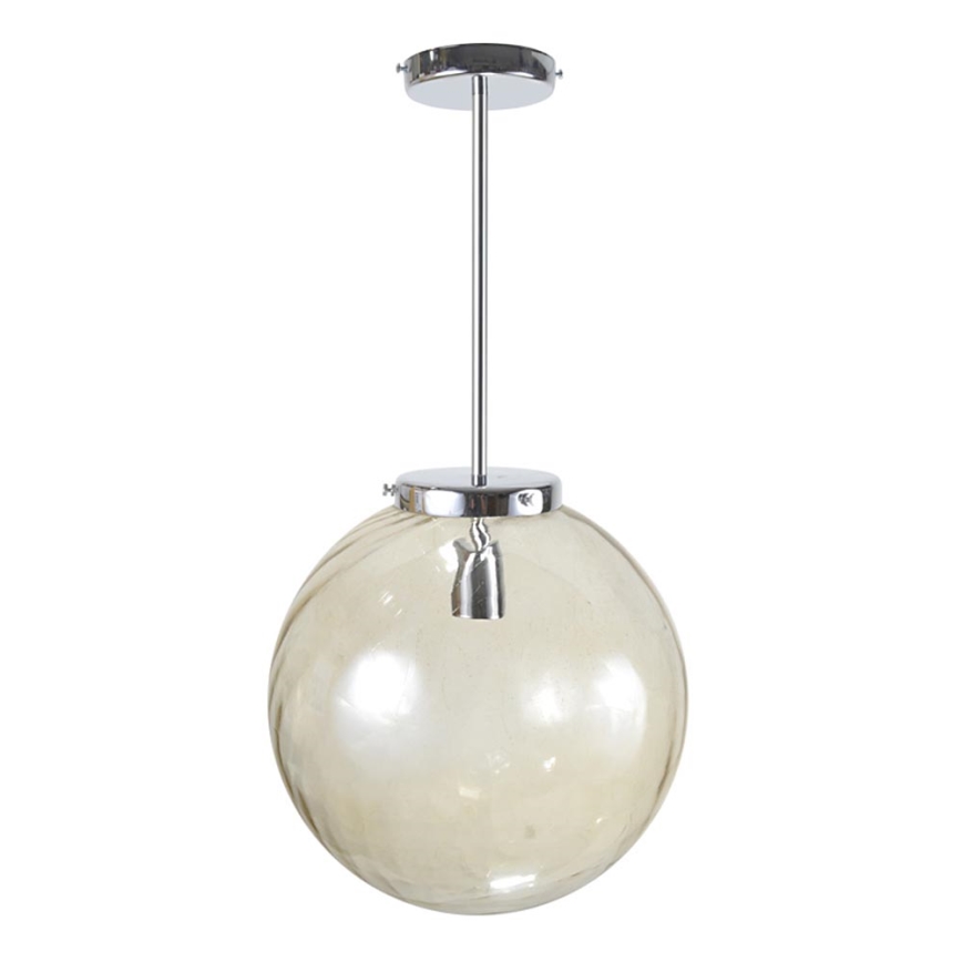Viseći luster KUGLA 1xE27/60W/230V krom 30cm