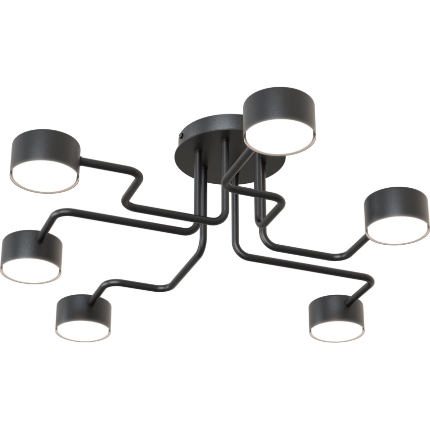 Viseći luster KURAGE 6xGX53/12W/230V crna